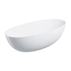 Omnires SHELL M+ wanna wolnostojąca, 175 x 78 cm, biały połysk SHELL175WWBP