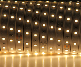 Excellent Taśma LED wodoodporna IP65, 120 LED/m napięcie 24V, moc 12W/m, biała ciepła, 5m LIOS.L120/24V12W.WW.IP65