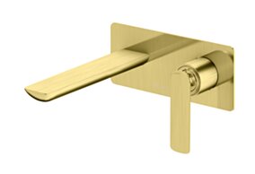 Kohlman Experience Brushed Gold bateria umywalkowa podtynkowa złoty szczotkowany QW185EGDB