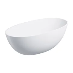 Omnires SHELL M+ wanna wolnostojąca, 148 x 75 cm, biały mat SHELL148WWBM