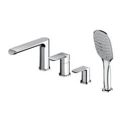 Omnires SACRAMENTO bateria wannowa 4-otworowa, chrom połysk SC2332XCR