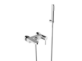 BESCO PMD Bateria DECCO wannowa ścienna chrom   BESCO BE-BW-DS-CH