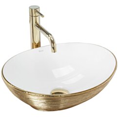 Rea UMYWALKA SOFIA BRUSH GOLD/WHITE - NABLATOWA REA-U3697