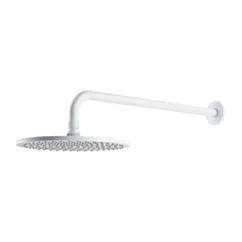 Omnires SLIMLINE deszczownica z ramieniem, biały mat WGSET1WM