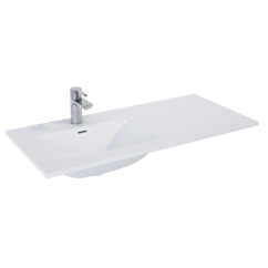 ELITA UMYWALKA SKAPPA 100 LEWA (60+40) CERAM WHITE HG( ELITA 145935) SZE-RE041004068060