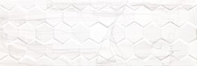 CERAMIKA KOŃSKIE Pś Brennero White HEXAGON Rett 25x75 g.1 CK