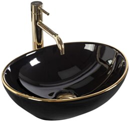 Rea UMYWALKA SOFIA BLACK/GOLD EDGE - NABLATOWA REA-U3695