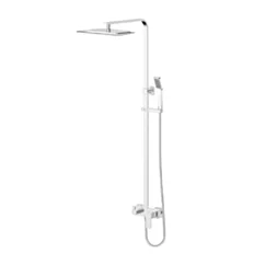 Omnires APURE system prysznicowy natynkowy, chrom połysk AP2244CR