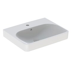 GEBERIT Geberit Smyle Square Umywalka, B55cm, H16.5cm, T44cm, z przelewem, z otworem na baterię GEB-500.259.01.1