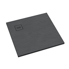 Schedline Brodzik kompozytowy Stabilsound Plus® Protos Grey Stone 100x100x3,5 cm, kwadratowy, Gwarancja 15 lat