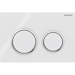 GEBERIT Przycisk WC Omega20 biały-chrom bł.-biały okrągły GEB-115.085.KJ.1