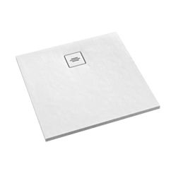 Schedline Brodzik kompozytowy Stabilsound Plus® Protos White Stone 90x90x3,5 cm, kwadratowy, Gwarancja 15 lat