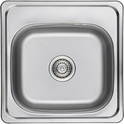 Kuchinox STANDARD zlew stal wpuszczany  480x480x180 gładki SKS_010T
