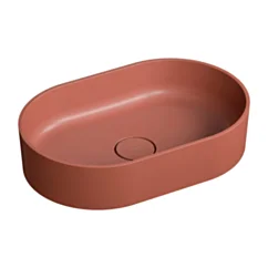 Omnires OVO M+ umywalka nablatowa, 55 x 36 cm, terracotta mat OVOUNTE