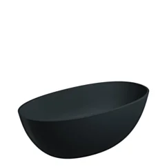 Omnires SHELL M+ wanna wolnostojąca, 148 x 75 cm, black lava mat SHELL148WWBLV