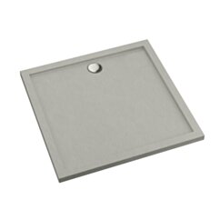Schedline Brodzik akrylowy Sharper Cement Stone 90x90x4,5 cm, kwadratowy, Gwarancja 7 lat