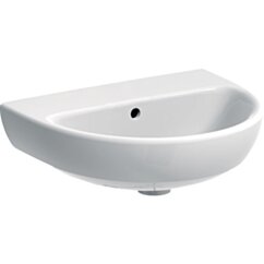 GEBERIT Geberit Selnova Umywalka kompaktowa, B50cm, H18cm, T41cm, z przelewem, bez otworu na baterię KOŁO M31050000 GEB-500.294.01.7