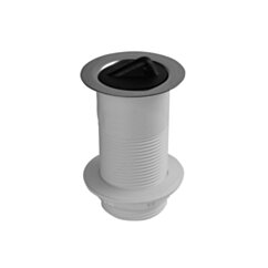 MCALPINE Spust umywalkowy 11/2"x91x60mm z korkiem gumowym ,bez otworu przel. SYF-BSW2