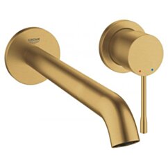 GROHE bateria umywalkowa 2 - otw.ścienna ESSENCE New elem. nadtynkowy złoty zam.29193GN1 GR - 19967GN1
