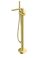Kohlman Experience Gold bateria wannowo-prysznicowa wolnostojąca złoty połysk QF1165EGD