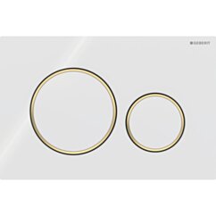 GEBERIT Przycisk stelaży SIGMA 20 biały-złoty-biały GEB-115.882.KK.1