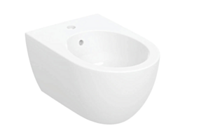 GEBERIT Geberit Acanto Bidet wiszący, B35.5cm, H27.5cm, T53cm, z przelewem, z otworem na baterię GEB-502.825.00.1