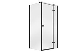 BESCO PMD Kab.PIXA BLACK NEW PROSTOKĄTNA 100 x 90X195 Prawa    BESCO BE-PPP-109-195B
