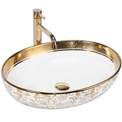 Rea UMYWALKA MARGOT WHITE/GOLD - NABLATOWA REA-U9650