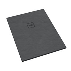 Schedline Brodzik kompozytowy Stabilsound Plus® Protos Grey Stone 90x120x3,5 cm, prostokątny, Gwarancja 15 lat