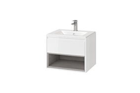 Excellent Tuto Szafka P/U 70 Biały/Beton MLEX.0101.700.WHCO