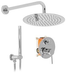 Rea ZESTAW NATRYSKOWY PODTYNKOWY LUNGO CHROM + BOX REA-P8007