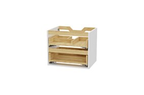 Excellent Tuto 2.0 korpus szafki 60 cm, 2 szuflady MLEX.2172.600.WHBL