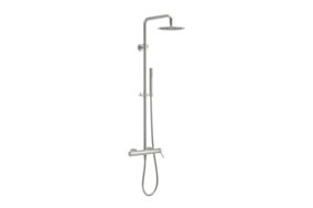 Excellent PI zestaw prysznicowy ścienny z deszczownicą 25 cm, nikiel szczotkowany AREX.1281NB