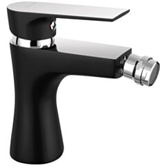 FERRO ALGEO SQUARE BLACK/CHROME bateria bidetowa stojąca, czarny/chrom FE-BAQ6BLC