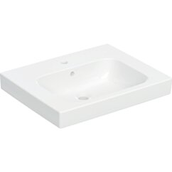 GEBERIT Geberit Modo Umywalka, B60cm, H15.5cm, T48.5cm, z przelewem, z otworem na baterię KOŁO L31960000 GEB-502.832.00.1