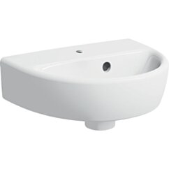 GEBERIT Geberit Selnova Umywalka kompaktowa, B36cm, H15cm, T29cm, z przelewem, z otworem na baterię KOŁO M32136000 GEB-500.320.01.7