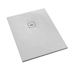 Schedline Brodzik kompozytowy Stabilsound Plus® Protos White Stone 100x130x3,5 cm, prostokątny, Gwarancja 15 lat