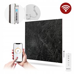 Ceramiczny panel grzewczy 500W Z WIFI-SZARY MARMUR 5218