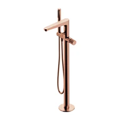 Omnires CONTOUR bateria wannowa wolnostojąca, miedź szczotkowana CT8033CPB