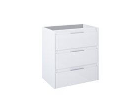 ROCA ALPINE Szafka łazienkowa 70 cm z 3 szufladami, do kompletacji z umywalką Victoria lub blatem, Biały CR-A857867806