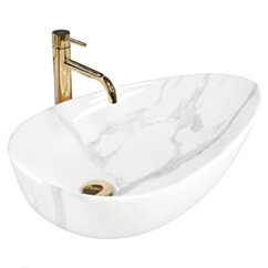 Rea UMYWALKA GRETA 65 BIANCO SHINY - NABLATOWA REA-U6501