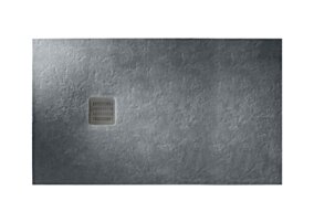 ROCA Brodzik TERRAN STONEX 140x80 szary łupek+ syfon w kompl. CR-AP0157832001200
