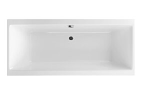 Excellent Pryzmat wanna prostokątna 160x75 cm biały połysk WAEX.PRY16WH