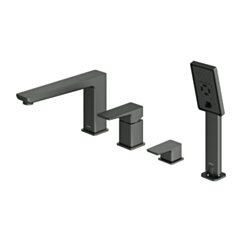 Omnires PARMA bateria wannowa 4-otworowa, grafit szczotkowany PM7432GR