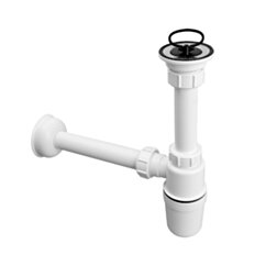 MCALPINE Syfon umywalk.butelkowy z korkiem chrom 5/4x32mm SYF-HC1L-J