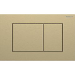 GEBERIT Przycisk Geberit Sigma40, przedni, stal nierdzewna mosiądz, prostokątny GEB-115.629.QF.1