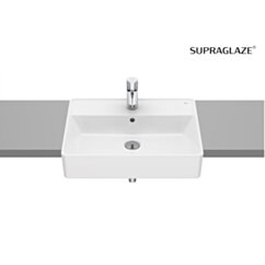 ROCA GAP Umywalka półblatowa 55x42 cm Supraglaze® CR-A3270YGS00
