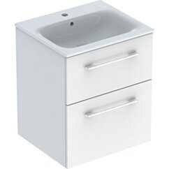 GEBERIT Geberit Selnova Square Zestaw szafki pod umywalkę, z dwiema szufladami, B55cm, H65.2cm, T50.2cm, bia KOŁO 501.315.00.1 GEB-501.232.00.1