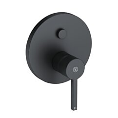 KLUDI KLUDI NOVA FONTE podtynkowa bateria wannowo-natryskowa, do 88011, czarny mat, przełącznik PUSH&SWITCH KLU-206593915