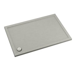 Schedline Brodzik akrylowy Sharper Cement Stone 90x120x4,5 cm, prostokątny, Gwarancja 7 lat